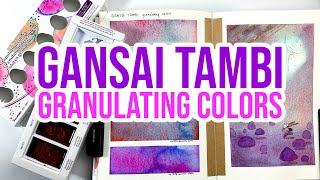 Kuretake Gansai Tambi Granulating Color Set - Review! 