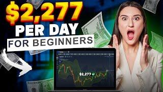 HOW TO TRADE STOCKS | HOW I EARN $2,277 EASY | MY SECRET TRADING STRATAGIES