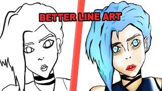 Line Art Tutorial | These Tips will Improve Your Line Art