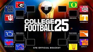 College Football Playoffs, but its decided by CFB 25