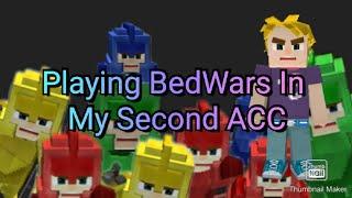 Playing BlockMan Go BedWars In My Second ACC || My Gameplay Skill Gone