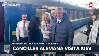 UCRANIA | La Ministra de Exteriores de Alemania de visita en Kiev