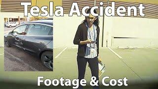 My Tesla was Hit 4 Times! Dashcam Footage & Cost Breakdown