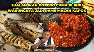 WARUNG IKAN GORENG DPR 3 JAM LANGSUNG LUDES, GRATIS NASI SAYUR SEPUASNYA DAN SAMBAL SECOBEK BESAR!