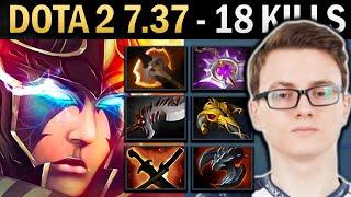 Phantom Assassin Gameplay Miracle with 18 Kills and Blade - Dota 2 7.37