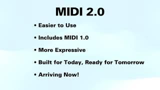 MIDI 2.0 Overview 2023