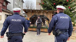 Mit der Polizei auf Lockdown-Kontrolle in Dornbirn