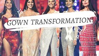 BEAUTY PAGEANT'S BEST GOWN TRANSFORMATION I COMPILATION