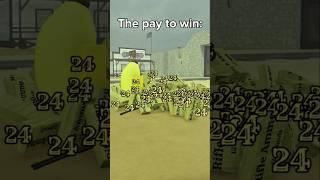 Different types of dead rail players  #roblox #deadrails #shorts