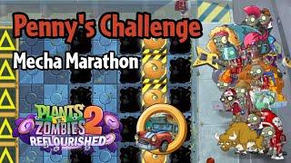 Plants vs Zombies 2: Reflourished | Penny's Challenge - Mecha Marathon