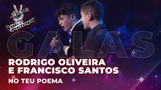 Rodrigo Oliveira e Francisco Santos - "No Teu Poema" | Gala de Fim de Ano | The Voice Portugal