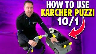 How to use Karcher Puzzi 10/1