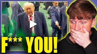 WATCH TRUMP AS HIS OWN FANS FLIP SH*T AT HIM!