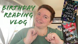 BIRTHDAY reading vlog // jam packed weekend // mini book haul