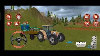 modern farm tractor driving games farming tractor 3D simulator #farming #tractor #gaming #gamer