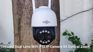 8MP 4K PTZ Wifi IP Camera Outdoor Security Protection