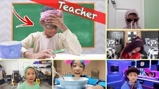 School Online Classes Be Like w/ Sekora & Sefari | Pretend Play Skit