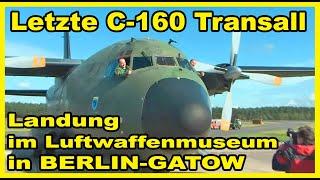 Letzte Landung - LUFTWAFFE TRANSALL 50+56 in BERLIN-GATOW im Luftwaffenmuseum am 19.09.2011