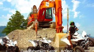 Quadfahren mit Impuls-Event in der Kiesgrube - Action!