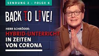 BACK TO LIVE! I Herr Schröder: Warum Justin jetzt in der Charity arbeiten will I Sendung 2 - Folge 6