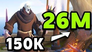 150K BUILDS TO 26M - SOLO - DAGGER - MIST - ALBION ONLINE