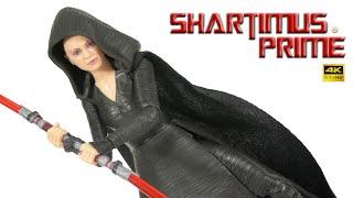 Star Wars Dark Side Vision Rey Black Series The Rise of Skywalker Movie 4K Action Figure Review