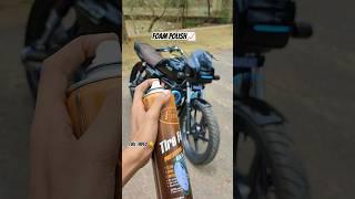 Splendor Modified| Foam Polish For Tyres #shorts #splendormodified #youtubeshorts