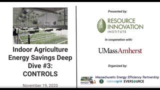 MAEEP Indoor Ag Energy Savings Deep Dives: Controls - Dimming Considerations