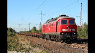 Baureihe 232 'Ludmilla' powering through Lintorf, Germany (D)