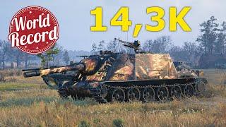 World of Tanks WZ-113G FT - 9 Kills 14,3K Damage | NEW WORLD RECORD !