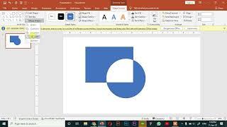 How to cut shape in powerpoint?