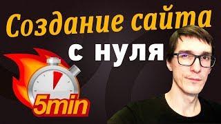 Создание сайтов с нуля для чайников за 5 минут