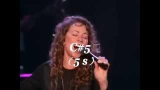 Whitney vs Bella vs mariah vs Jane Zhang （C#5）