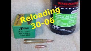 Reloading 30-06 with Sierra 165 GameKings and Staball 6.5 Powder