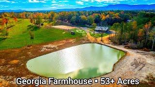 Georgia Farmhouse For Sale | 53+Acres | Georgia Land For Sale | Georgia Equestrian Property