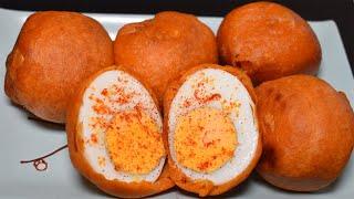 5 நிமிடத்தில் சுவையான முட்டை போண்டா தயார் | Egg Bonda recipe with English Subtitles| Lockdown recipe