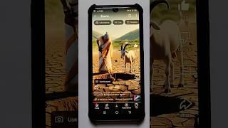 Old Grandmother Digging Ground With Goat, Showing In Mobile Gadgets #shorts #gadgets