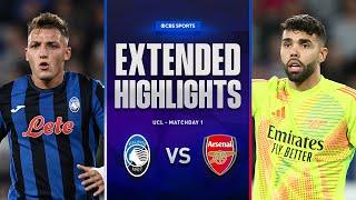 Atalanta vs. Arsenal: Extended Highlights | UCL League Phase MD 1 | CBS Sports Golazo