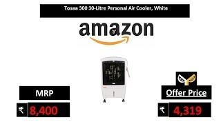Tosaa 300 30-Litre Personal Air Cooler, White