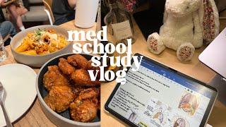 med school study vlog 🫁 | insanely busy and productive, first week of cardiorespiratory!