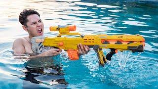 Nerf Guns War : Brave S.W.A.T Seal Team Nerf Guns Battle Dark Big Boss Dire Situation