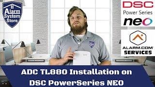 Alarm.com TL880 Communicator Installation and Setup on DSC PowerSeries NEO Security System