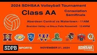 2024 SDHSAA Volleyball Championships Class AA (Consolation Semifinals) | SDPB Sports