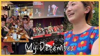 (Eng) December in Brisbane Vlog l 호주 대학교 졸업식 l 골드코스트 밋업 l PTE 스터디 l 사람좋아 인간의 호주살이 인터뷰