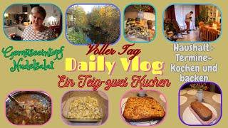 Daily Vlog / Aus einem Teig-Schokokuchen und Apfel-Pflaumekuchen /Gemüseeintopf mit Rind / Haushalt