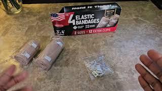 Premium Elastic Ace Bandage Wrap Unboxing and Review