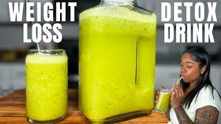 PINEAPPLE WEIGHT LOSS & DETOX JUICE USING A BLENDER + BENEFITS