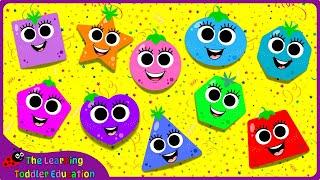 Ten Little Shapes | Songs for KIDS | Learn Shapes | BEST Toddler Learning