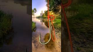 КАК привязать КРЮЧОК на леску #рыбалка #fishingknot #крючок #каксделать