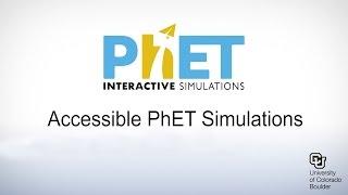 Accessible  PhET Simulations